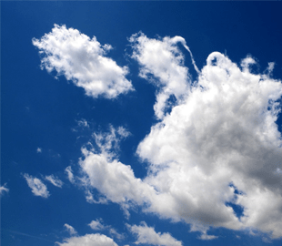 Researchers have calculated that the average cumulus cloud you see on a sunny day - weighs an incredible 500 000 kg