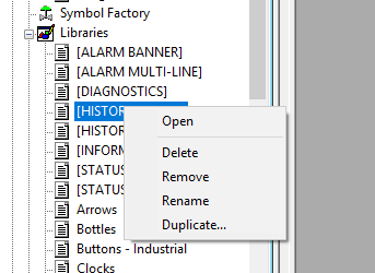 Deleting object from the image library.