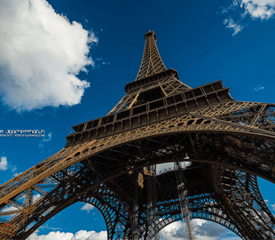 <p>The Eiffel Tower is officially 324 meters high but it&rsquo;s height changes depending on the season. In hot summer days thermal expansion causes the metal to grow and the tower can get with more than 15cm taller.</p>