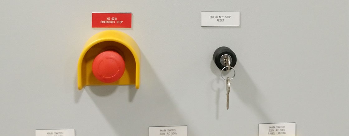 Emergency Stop & Emergency switch off